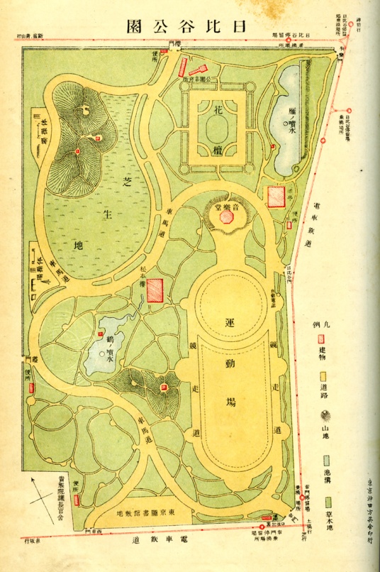 hibiya park original plan