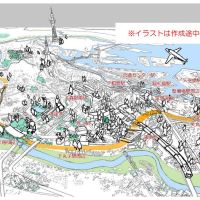 (35) Ota-ku Railway Community Development Plan Map 大田区鉄道沿線まちづくり構想地図 and the New Airport Line